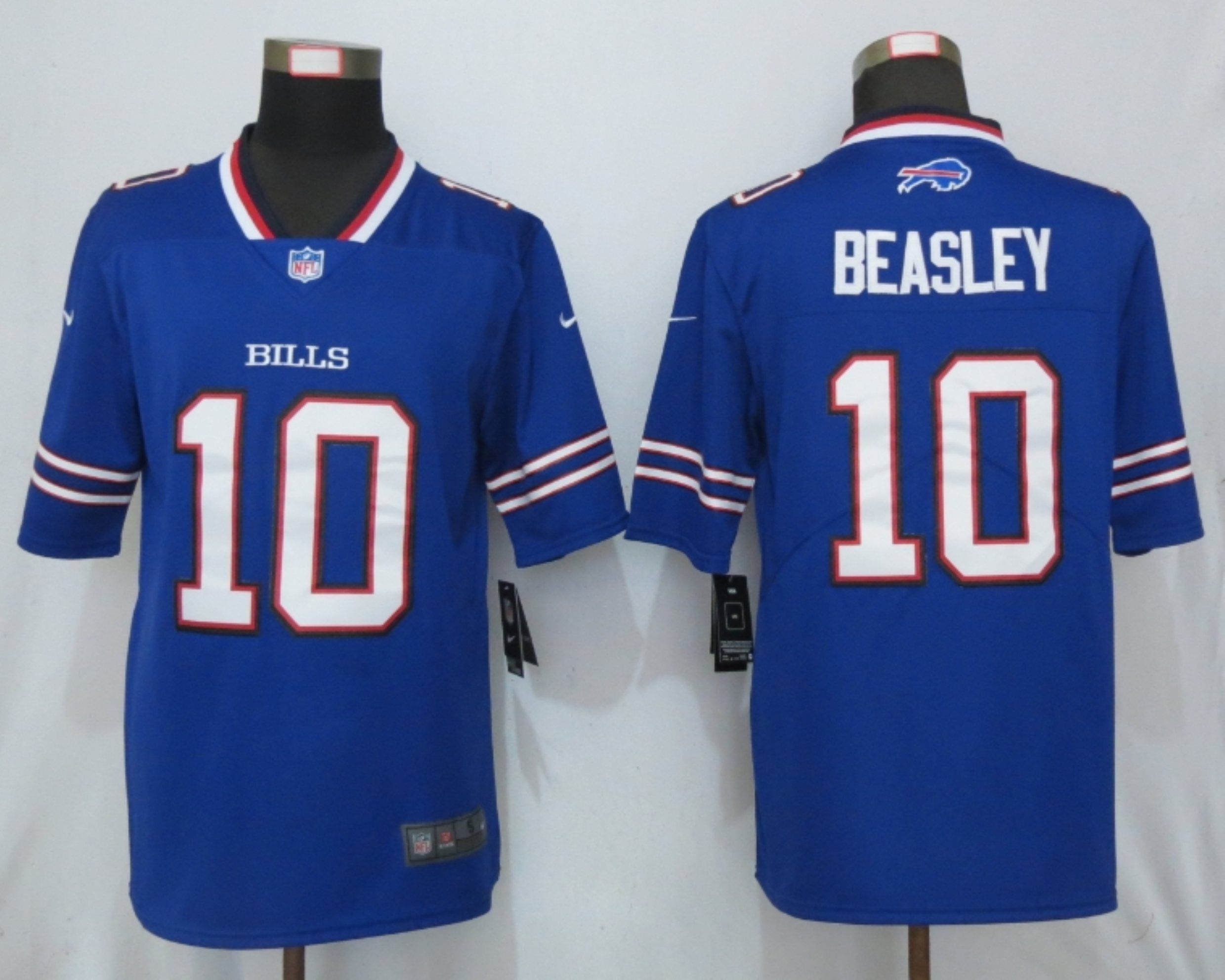 Men Buffalo Bills 10 Beasley Blue Nike Vapor Untouchable Limited Playe NFL Jerseys